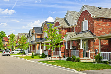 Suburban homes
