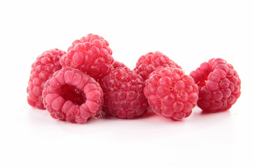 isolated raspberry
