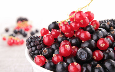 bowl of berries