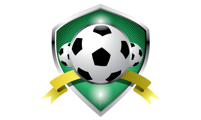 Soccer football badge