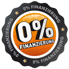Button Orange 0 Prozent Finanzierung