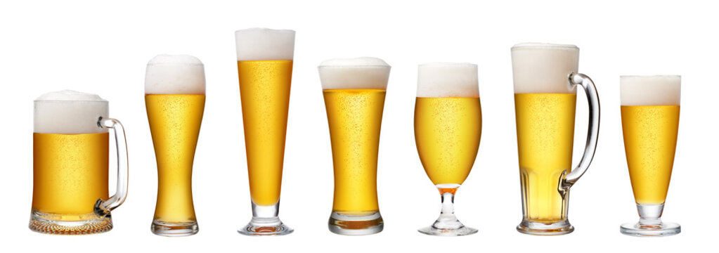 set of beer glass