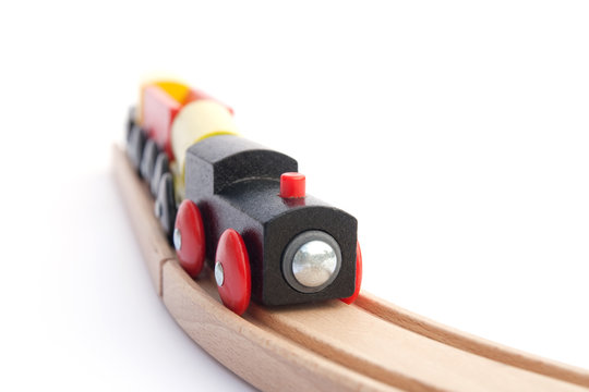 Train on a track - shallow DOF