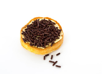 Dutch biscuits with sprinkles