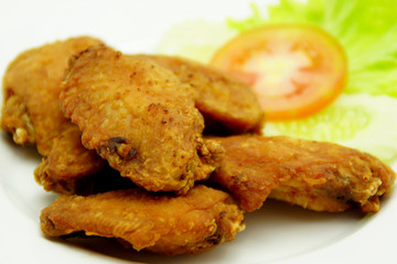 Deep Fried Garlic Chicken Wing