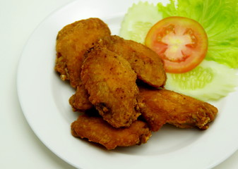 Deep Fried Garlic Chicken Wing