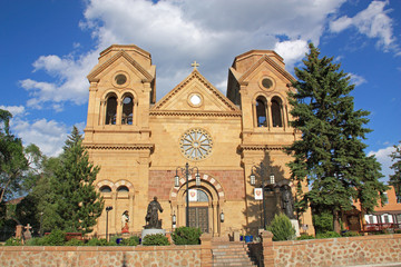 Fototapeta premium Cathedral Basilica of St. Francis, Santa Fe, USA