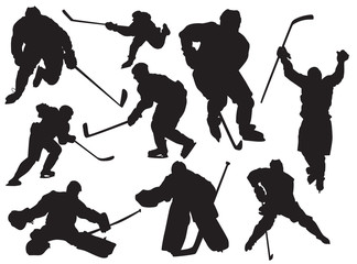 Obraz premium hockey players