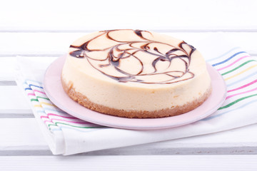 chocolate cheesecake