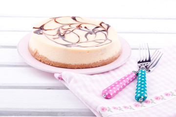 chocolate cheesecake