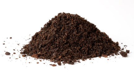 ground on a white background