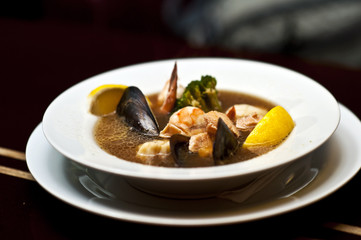 Seafood soup