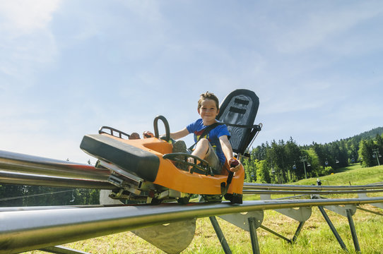 Fahrspa&szlig; auf dem Coaster