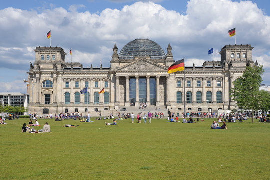 Reichstagsgebäude, Deutscher Bundestag, Parlament,  Berlin