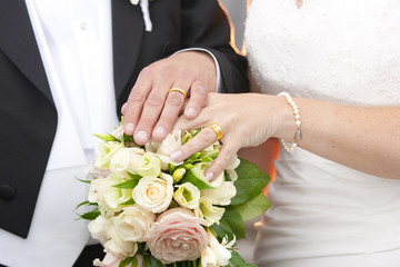 Obraz na płótnie Canvas Wedding rings