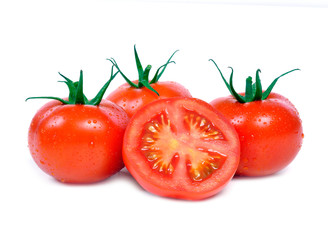 Three tomatoes and one half