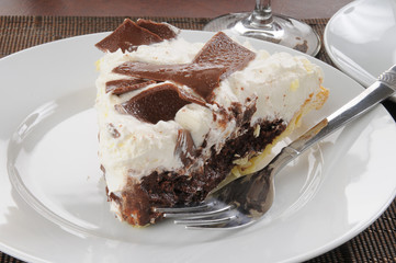 Chocolate cream pie