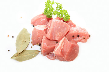 Kalbfleisch gewürfelt