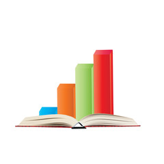 3d bar graph on the book