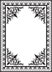 Ornate floral border