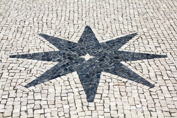 Cobblestones "Star" (Braga, Portugal)