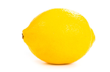 Ripe lemon isolated