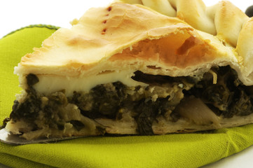 Tarta de acelga y huevo Torta di uova e bietola