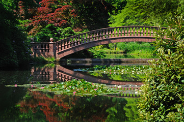 Bridge of Stone in the Garden of the hunting castle Wolfsgarten
