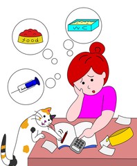 お金がかかって大変