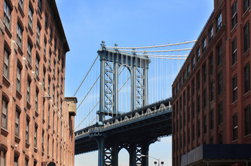 "Manhattan bridge" vu de Dumbo (Brooklyn)