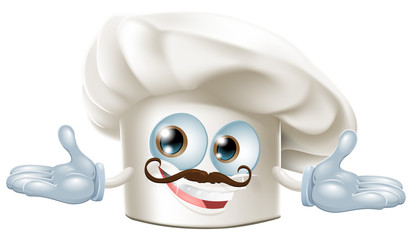 Cute chef hat mascot
