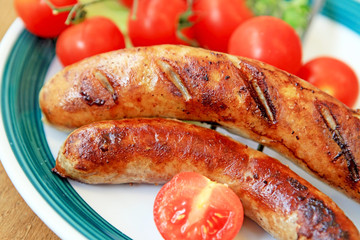 Gegrillte Bratwürste