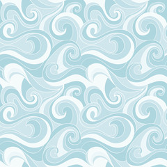 Seamless sea waves beautiful