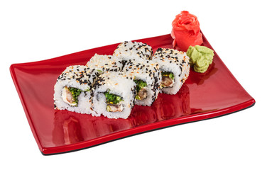 Japanese traditional Cuisine - Maki Roll with Nori , Cream Chees
