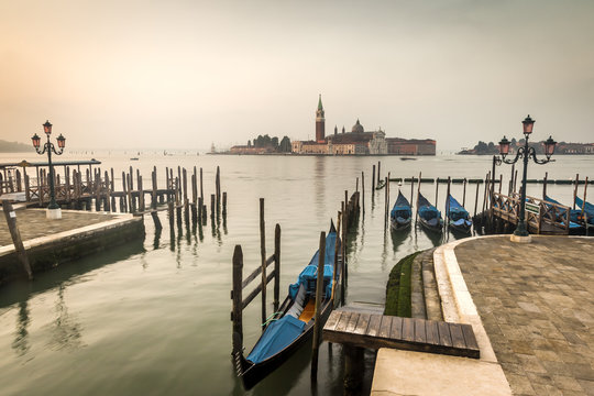 early morning Venice Italy