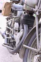Old italian motorcycle