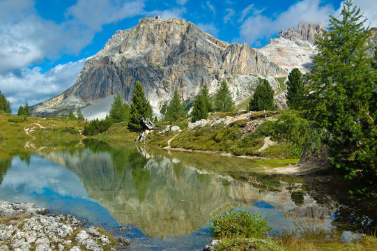 Limides Lake, Dolomites - Italy © Massimo De Candido