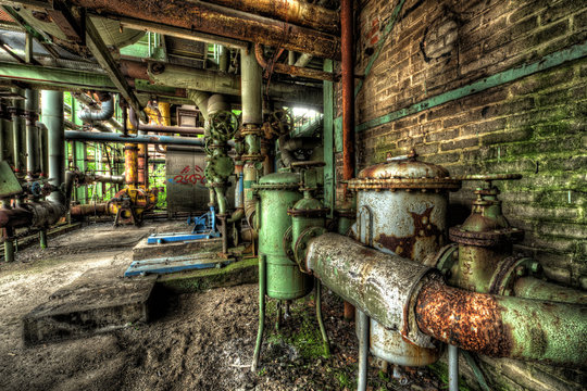 old gas pipes
