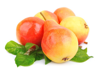 Ripe yellow pears