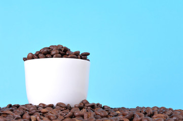 Coffee beans background