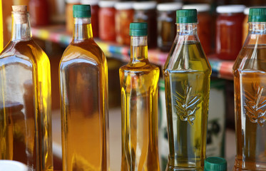 Fototapeta na wymiar Natural olive oil