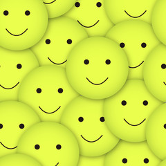 seamless vector smileys