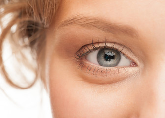 Woman eye with make-up