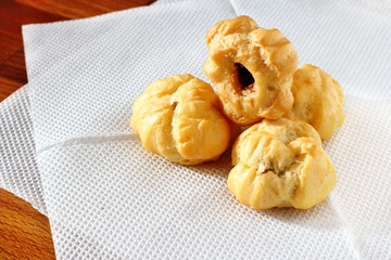 Pies with condenced milk
