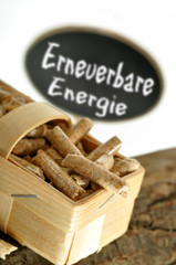 Eneuerbare Energie Holzpellets