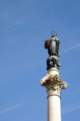 Rom Brunnen Säule Detail