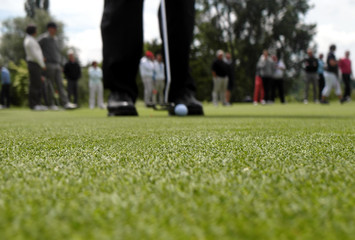 Obraz premium golfeur sur un green