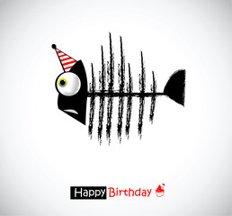 Happy Birthday Cards fish