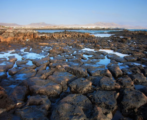 Low tide on the edge of El Cotillo, Fuerteventura