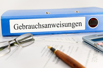 Gebrauchsanweisungen
